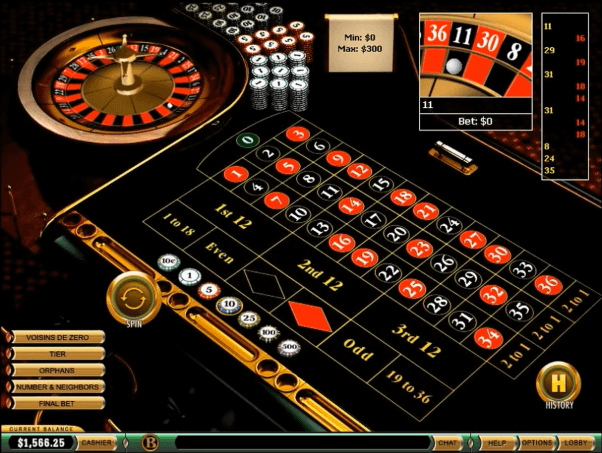 single number payout roulette